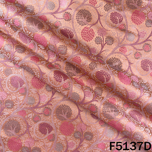Self Jacquard Brocade Silk Fabric - F5137